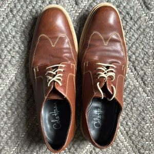 Cole Haan Leather Wingtip Shoes 👞 w/ Nike soles 👟